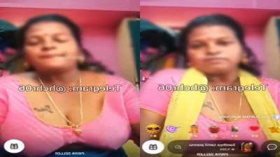 Aunty pazhutha big mulai kanbithu live ool chat panugiraal