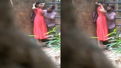 Kerala girl outdoor boobs pressing sex capture