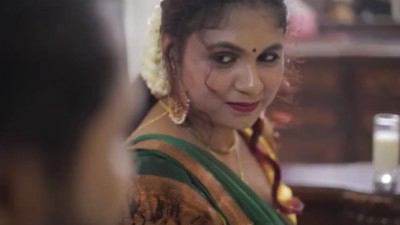 Malayalam hubby licking pussy with lifting the bride saree