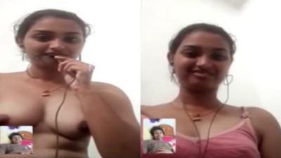 Village unmarried girl nude video call talk with her lover
