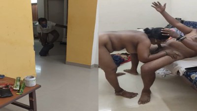 Chennai aunty surprising threesome fucking action