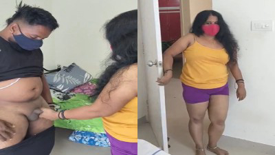 Chennai house owner aunty sex with young man