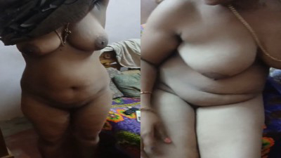 Coimbatore aunty wear nighty with her exposed boobies
