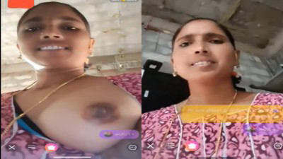 Gramathu aunty nighty thuki pundai kaatum video call x