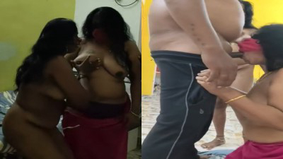 Iru aunty oru sunniyai oombi share panum threesome porn