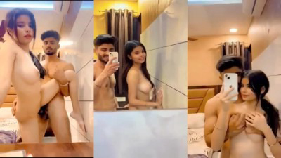 Rich love couple hotel room mirror munnadi fucking video