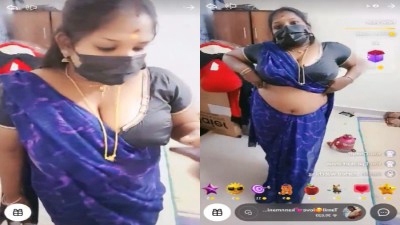 Tamil nadu item aunty tempting big boobs