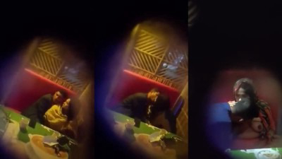 Dining tea shop Muslim aunty kuda kissing sex record