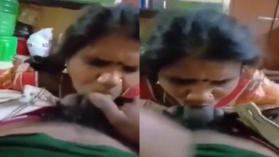 Gramathu aunty sexy blowjob to relative paiyan