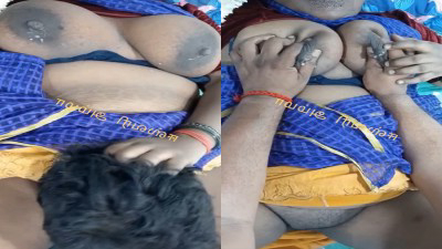 Gramathu milf aunty pussy licking with milky boobies