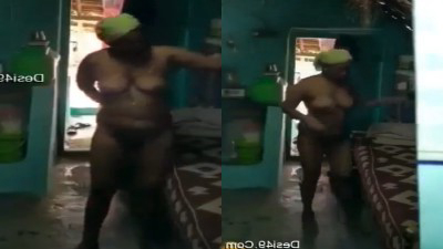 Village old aunty nude dress changing hot clip